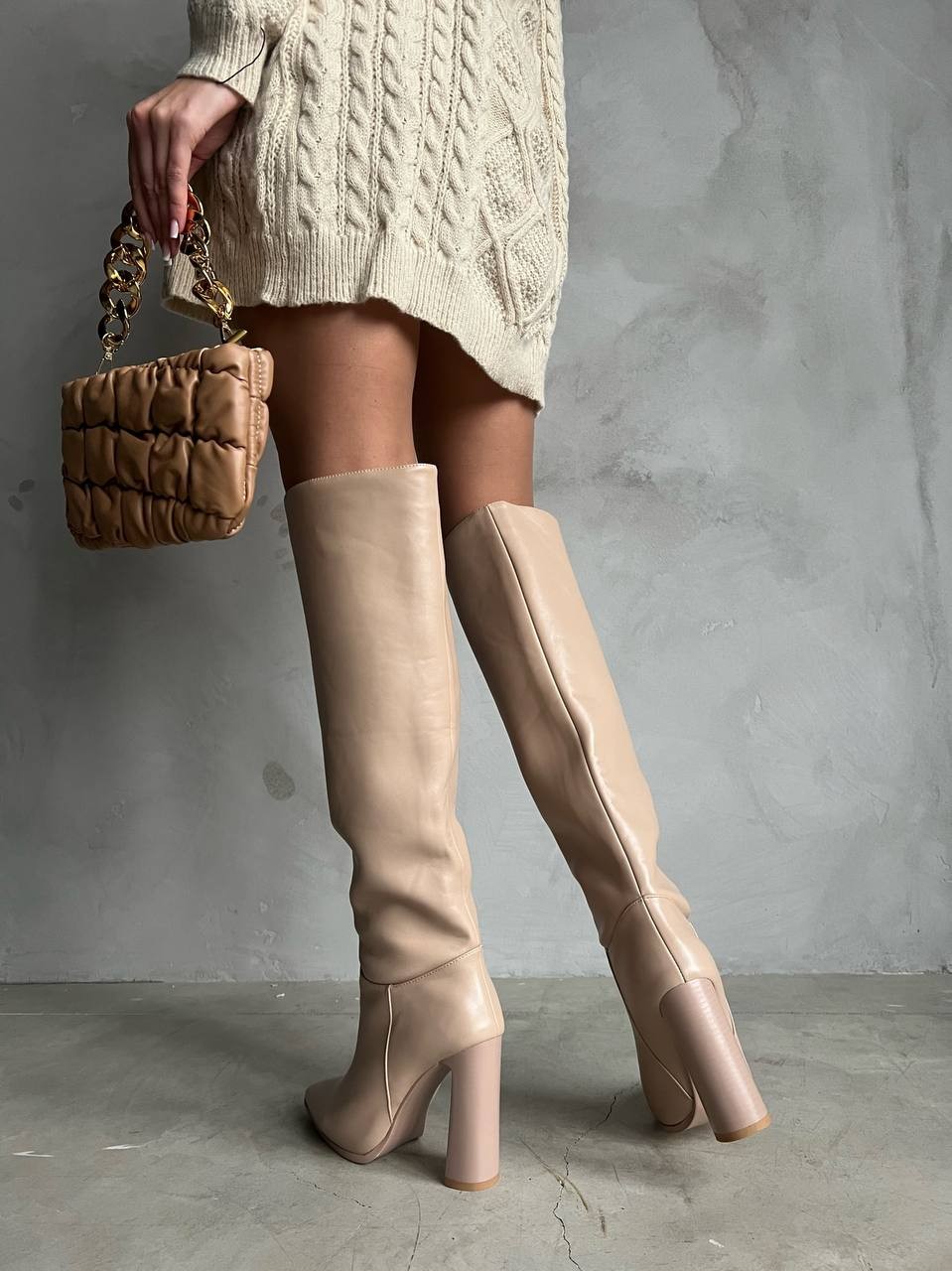Сапоги в коже SZ37-2.K11